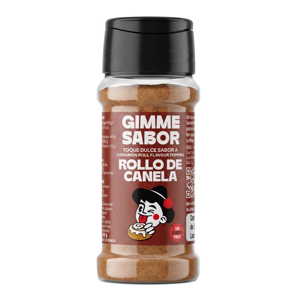 GIMME SABOR SAZONADOR DULCE 50G ROLLO CANELA GIMME SABOR SAZONADOR DULCE 50G ROLLO CANELA