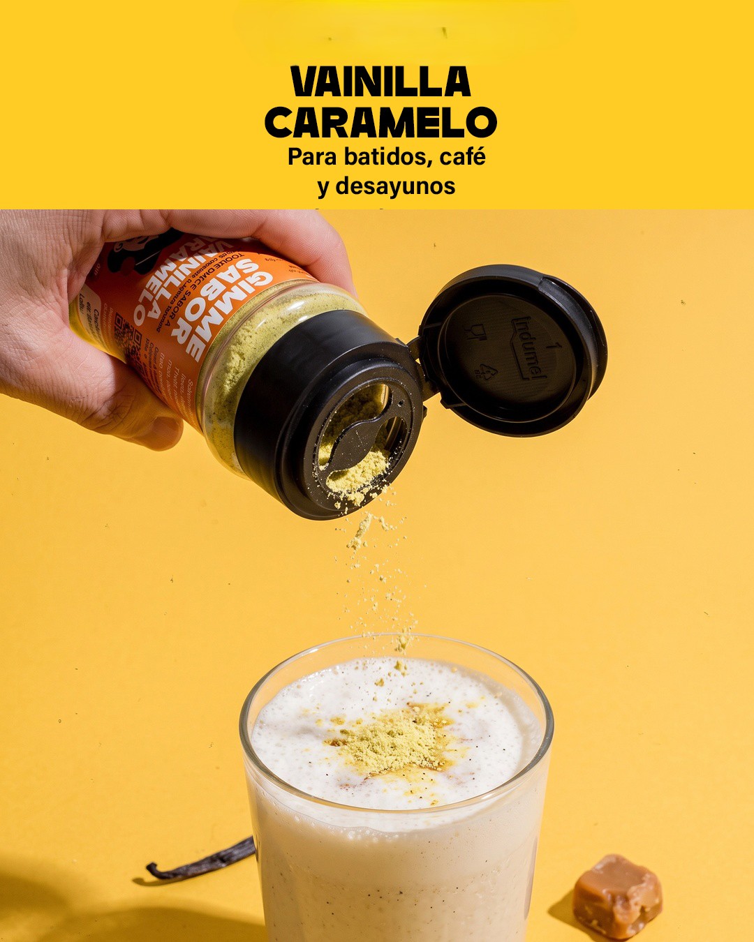 GIMME SABOR SAZONADOR DULCE 50G VAINILLA CARAMELO - 2 GIMME SABOR SAZONADOR DULCE 50G VAINILLA CARAMELO
