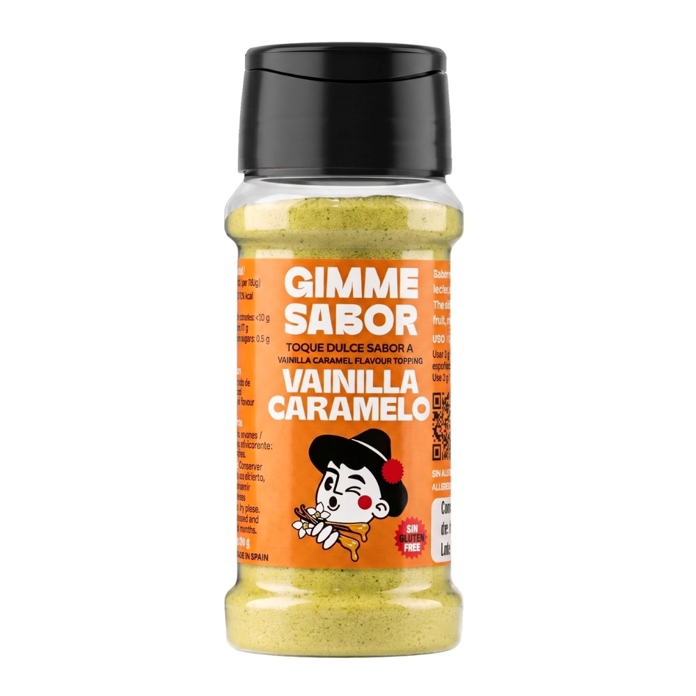 GIMME SABOR SAZONADOR DULCE 50G VAINILLA CARAMELO GIMME SABOR SAZONADOR DULCE 50G VAINILLA CARAMELO